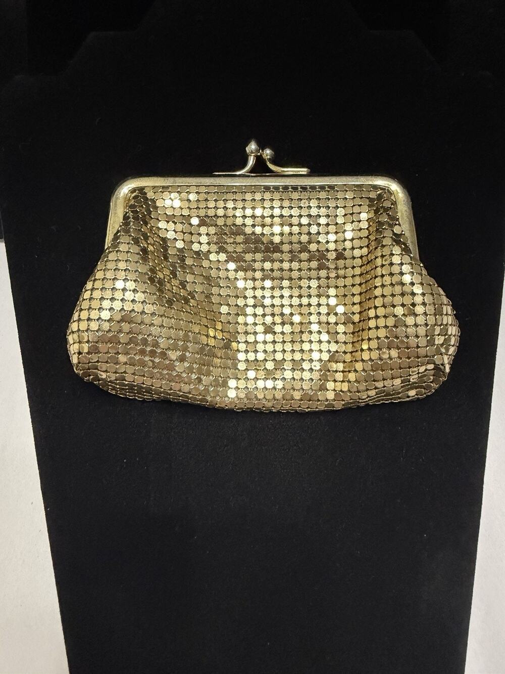 1950's Whiting and Davis Gold Mesh Coin Purse